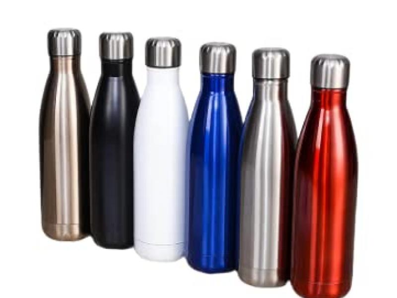 Liquidaciones de stocks de Coleccion de botellas de acero inoxidable térmicas 1 litro 180 unidades al por mayor