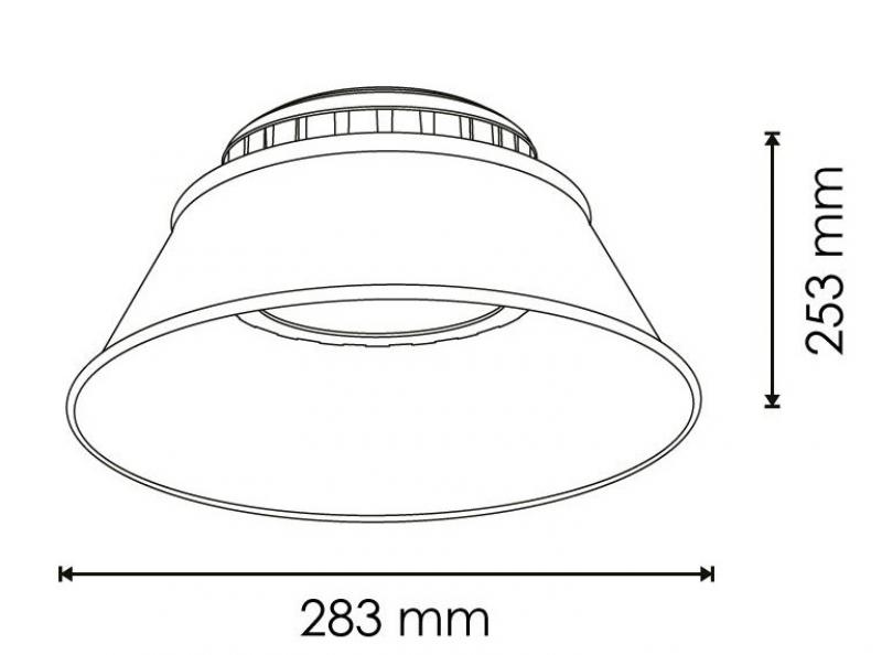 CAMPANA INDUSTRIAL LED UFO 100W, 5 AÑOS DE GARANTIA DESDE 34€
