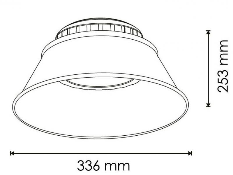 CAMPANA INDUSTRIAL LED UFO 200W, 5 AÑOS DE GARANTIA DESDE 60€