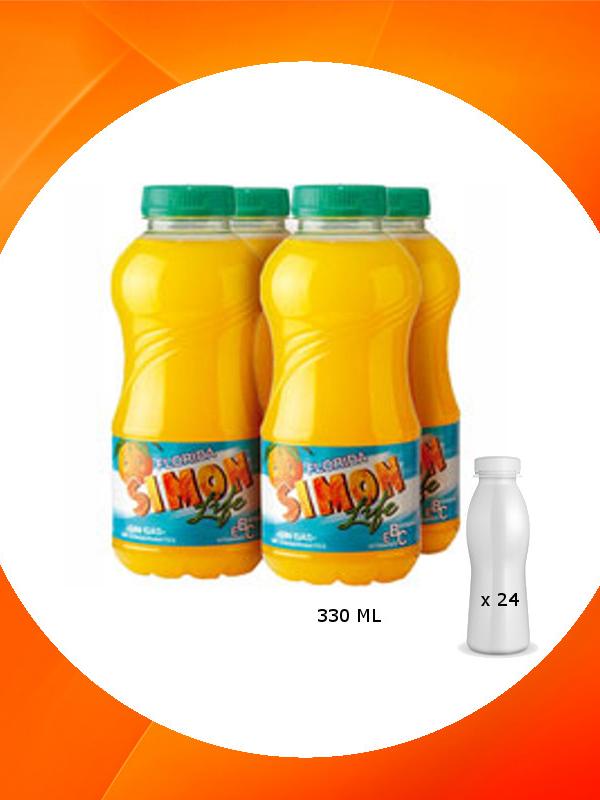 Bebida de naranja SIMON LIFE FLORIDA 330ML  24 unidades por caja ((((VARIOS PALETS)))))