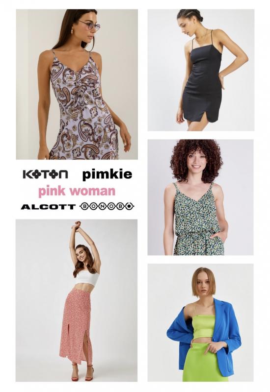 Mujer verano: Mix marcas Alcott, Koton, Pink, Pimkie, Bonobo 2,60€/unidad