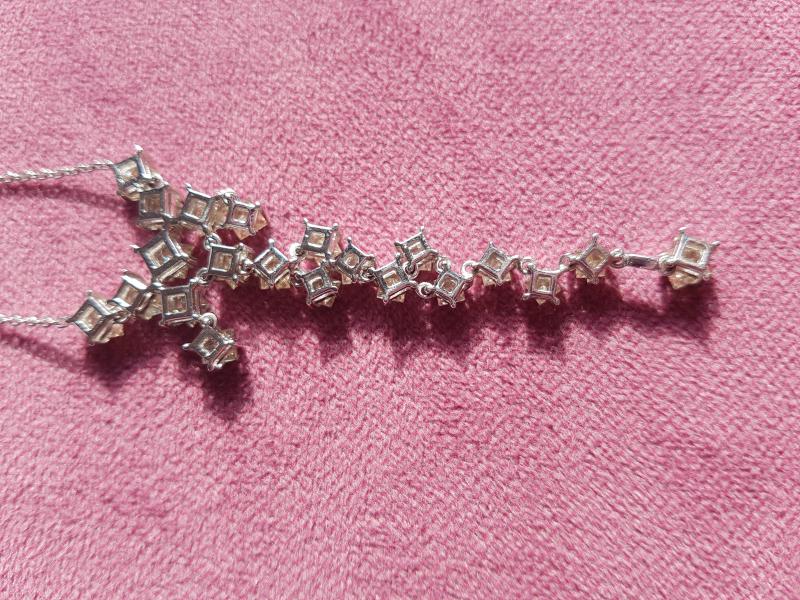 11,5  Carat Special Diamond Gold Handmade Necklace