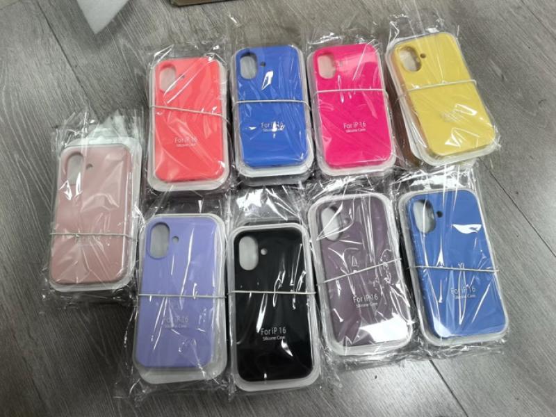 Fundas Iphone 16, 16 plus y 16 pro max silicona