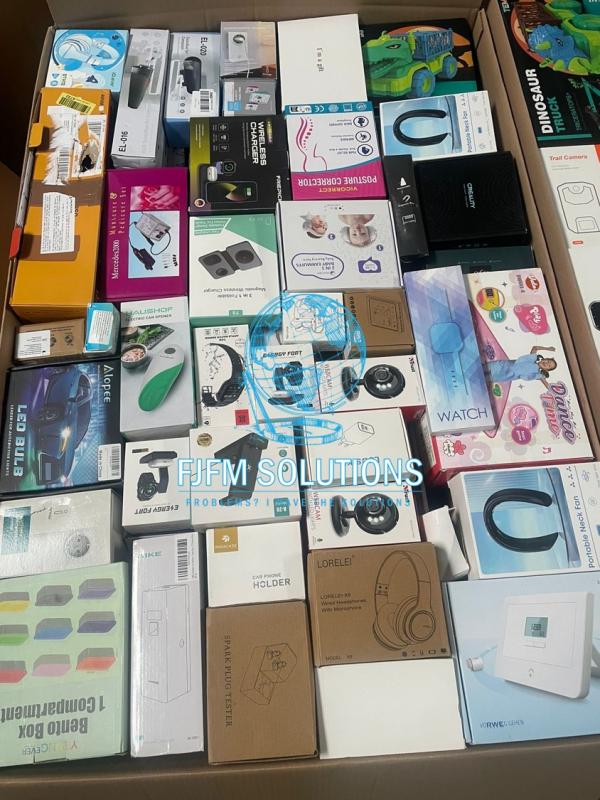 Palets de AMAZON Grado A-B Paquetes originales o abiertos