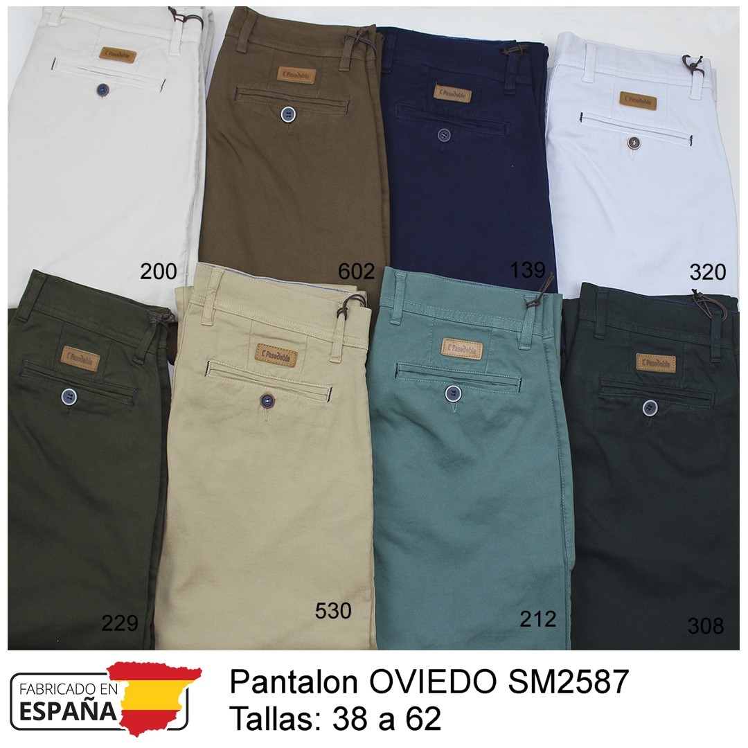 Pantalone de hombre modelo chino