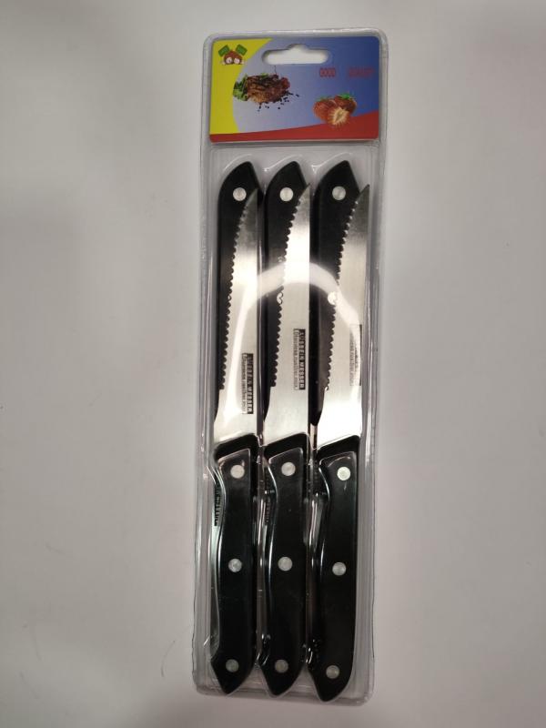 Lote de 5100 cuchillos de sierra para carne de 22cms